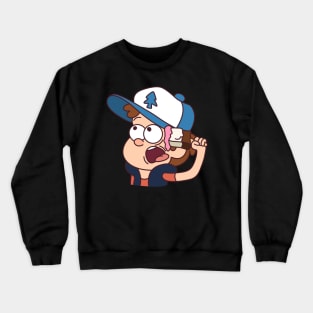 Dipper with Ice Cream Crewneck Sweatshirt